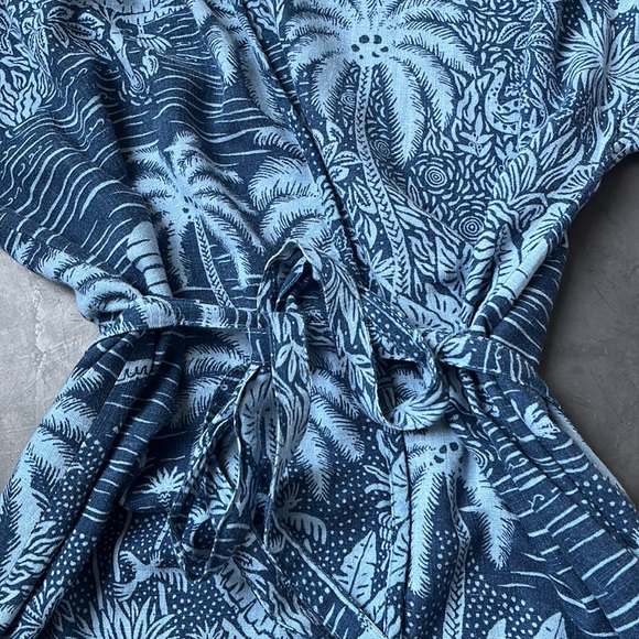 H&M x Desmond & Dempsey Tropical Mini Dress - Picture 4 of 7